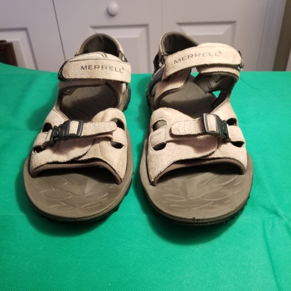 Merrell Kids' Sandals - Tan and Black - Picture 2 of 11